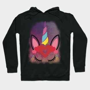 Unicorn valentine Hoodie